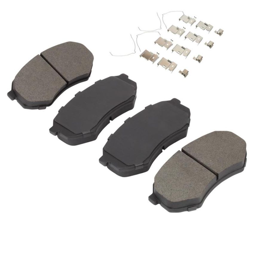 MPA 1003-0389C Quality-Built Black Series Ceramic Brake Pads w/ Hardware