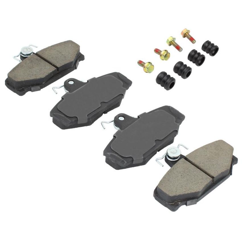 MPA 1003-0391C Quality-Built Black Series Ceramic Brake Pads w/ Hardware