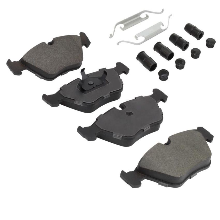 MPA 1003-0394C Quality-Built Black Series Ceramic Brake Pads w/ Hardware