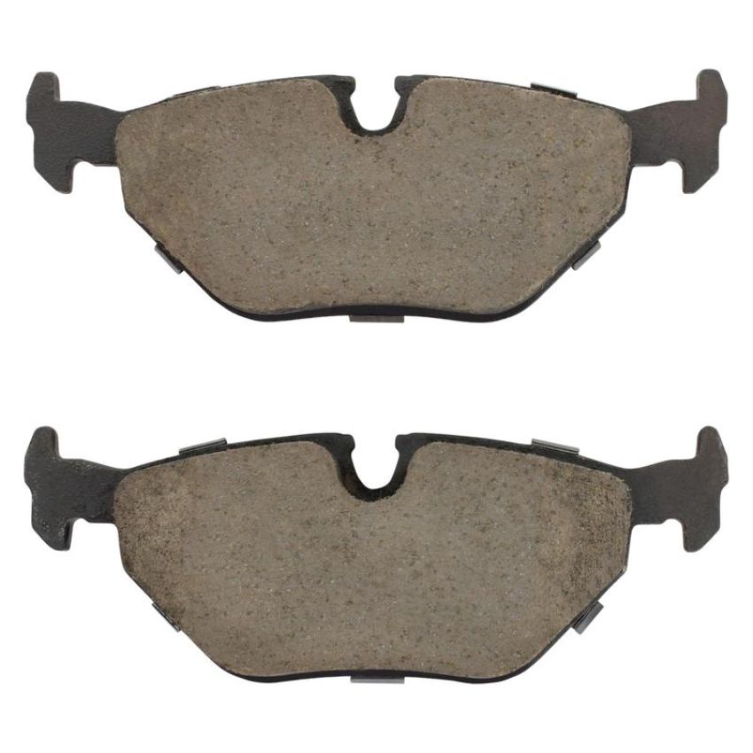 MPA 1003-0396C Quality-Built Black Series Ceramic Brake Pads w/ Hardware