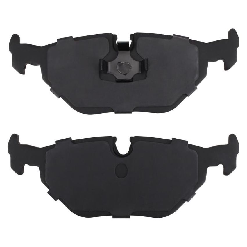 MPA 1003-0396M Quality-Built Black Series Semi-Metallic Brake Pads w/ Hardware