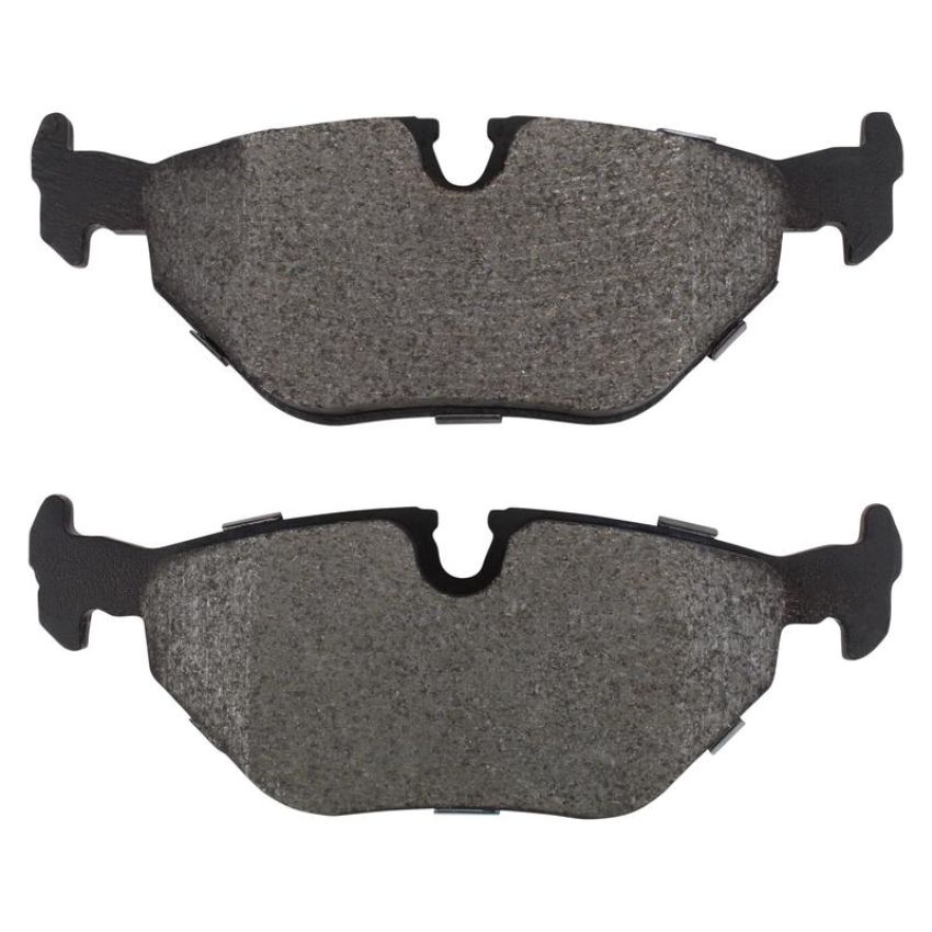 MPA 1003-0396M Quality-Built Black Series Semi-Metallic Brake Pads w/ Hardware