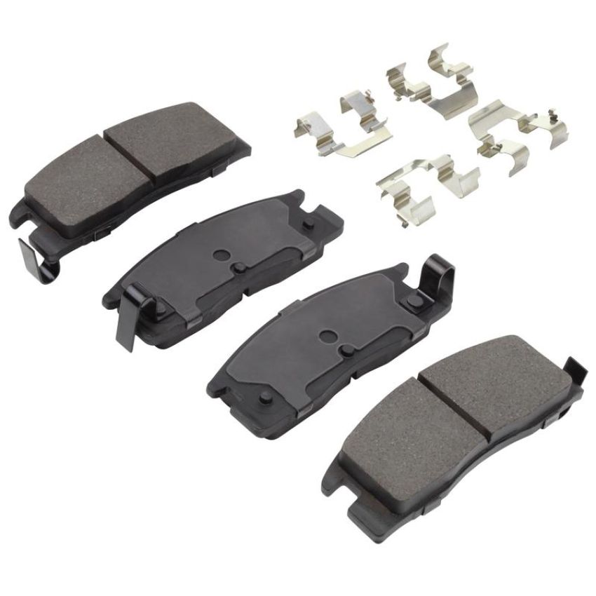 MPA 1003-0398C Quality-Built Black Series Ceramic Brake Pads w/ Hardware