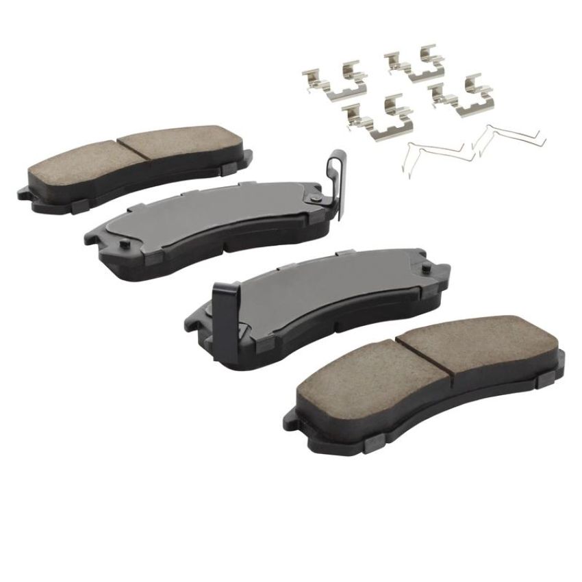 MPA 1003-0399C Quality-Built Black Series Ceramic Brake Pads w/ Hardware