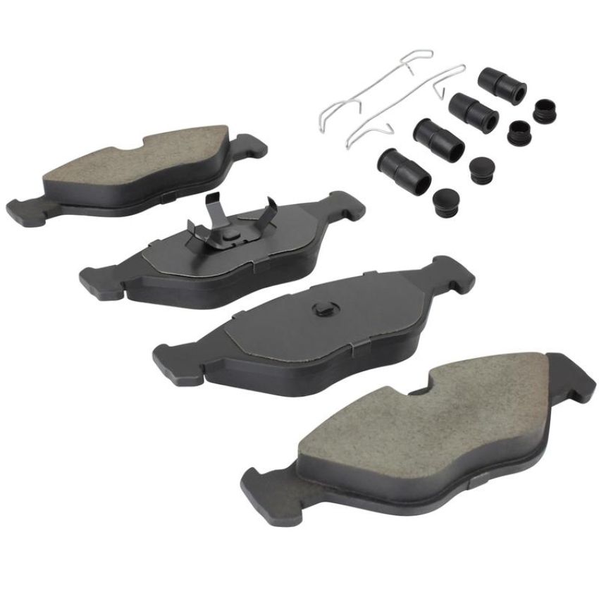 MPA 1003-0403C Quality-Built Black Series Ceramic Brake Pads w/ Hardware