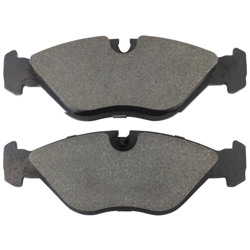 MPA 1003-0403M Quality-Built Black Series Semi-Metallic Brake Pads w/ Hardware