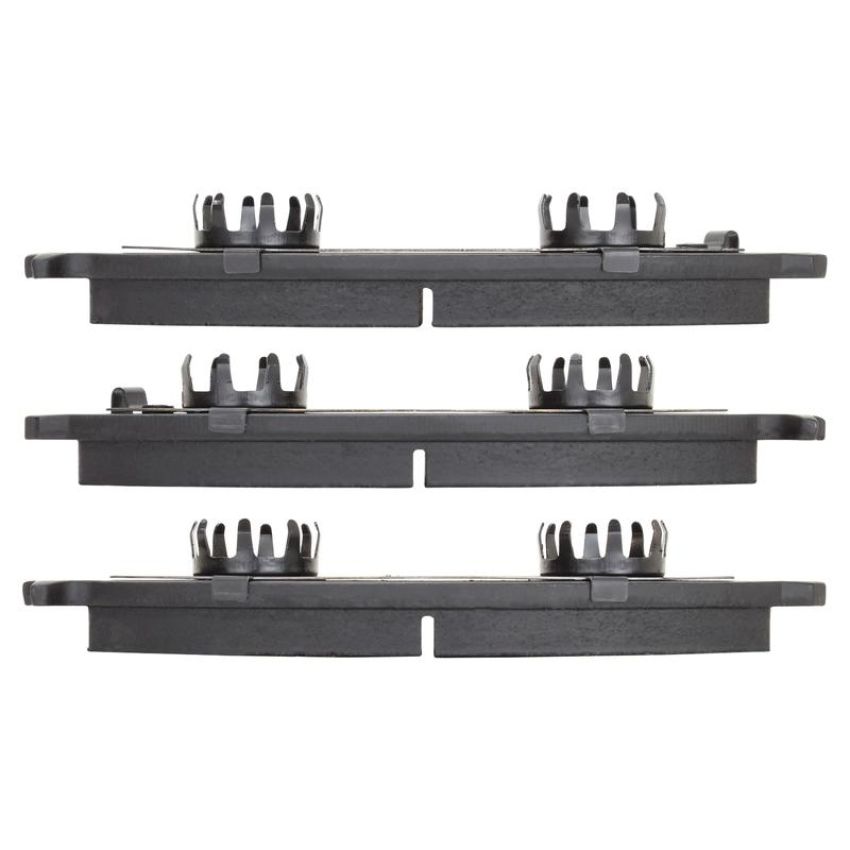 MPA 1003-0412M Quality-Built Black Series Semi-Metallic Brake Pads w/ Hardware