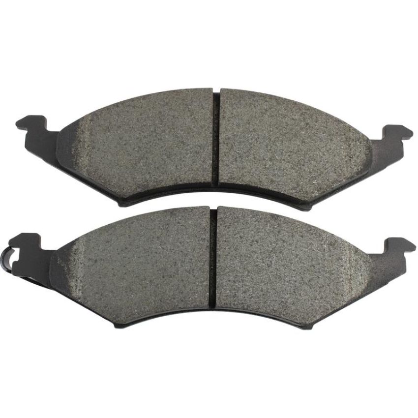 MPA 1003-0421M Quality-Built Black Series Semi-Metallic Brake Pads w/ Hardware
