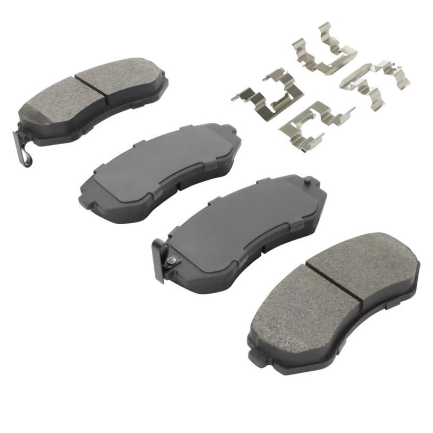 MPA 1003-0422C Quality-Built Black Series Ceramic Brake Pads w/ Hardware