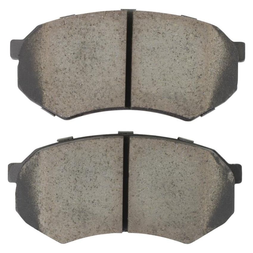 MPA 1003-0433C Quality-Built Black Series Ceramic Brake Pads w/ Hardware