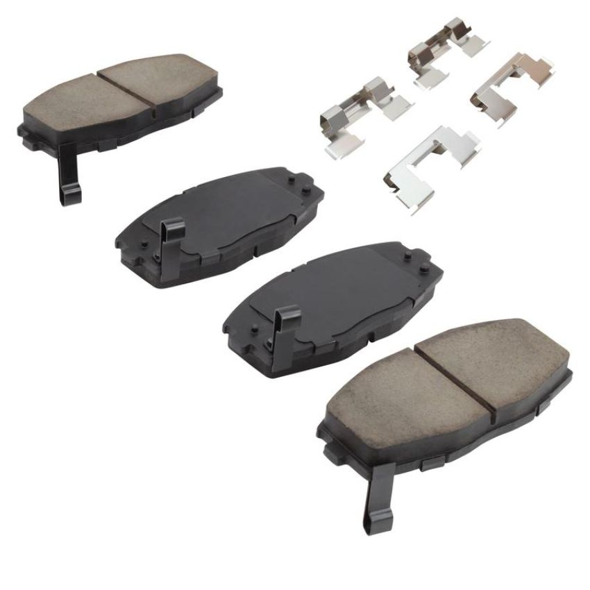 MPA 1003-0435C Quality-Built Black Series Ceramic Brake Pads w/ Hardware
