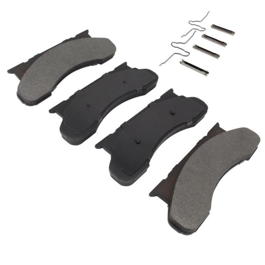 MPA 1003-0450M Quality-Built Black Series Semi-Metallic Brake Pads w/ Hardware
