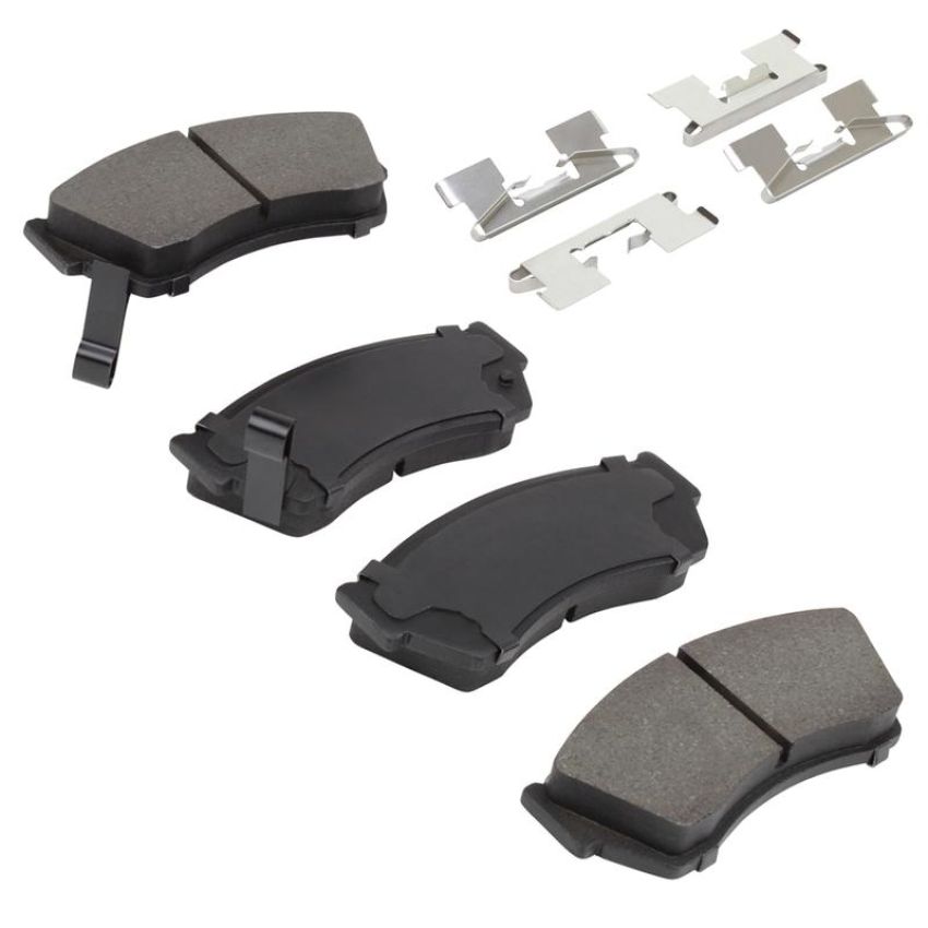 MPA 1003-0451C Quality-Built Black Series Ceramic Brake Pads w/ Hardware