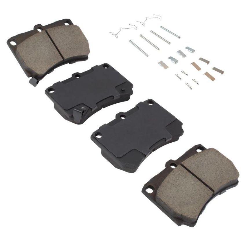 MPA 1003-0466C Quality-Built Black Series Ceramic Brake Pads w/ Hardware