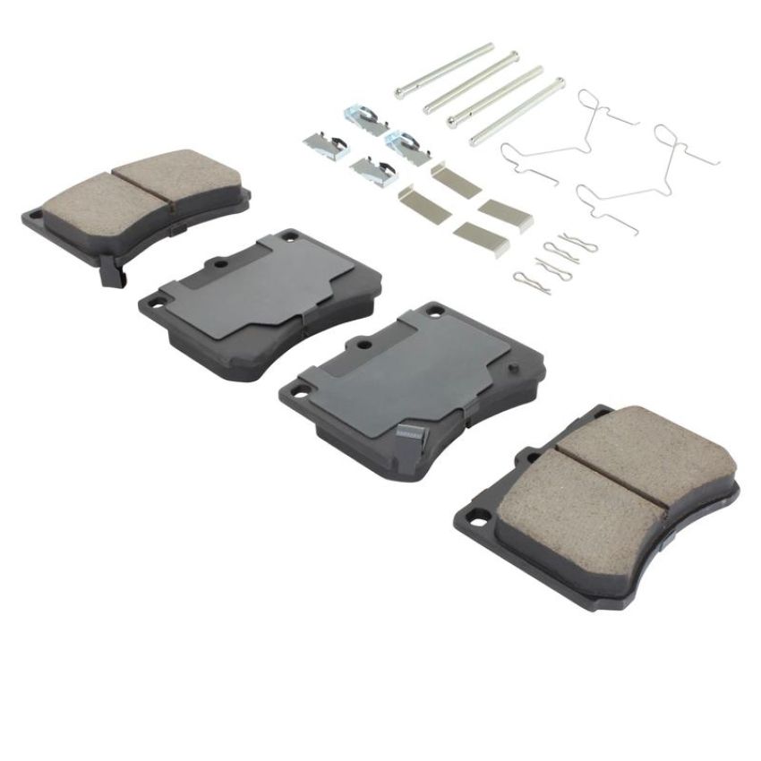 MPA 1003-0473C Quality-Built Black Series Ceramic Brake Pads w/ Hardware