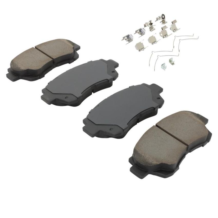 MPA 1003-0476C Quality-Built Black Series Ceramic Brake Pads w/ Hardware