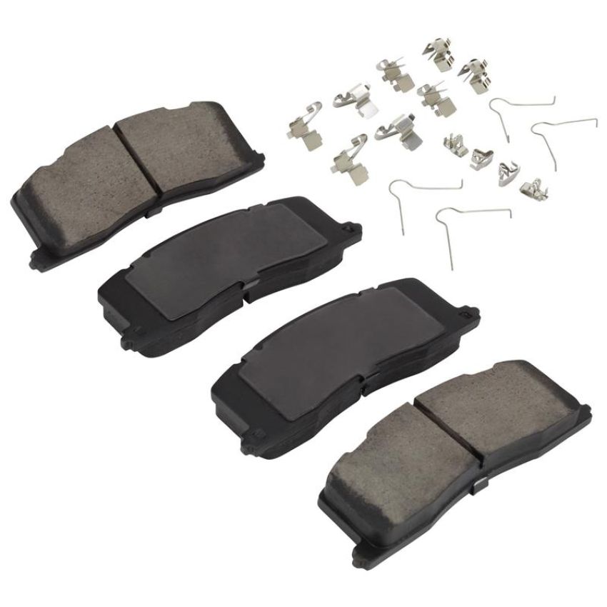 MPA 1003-0501C Quality-Built Black Series Ceramic Brake Pads w/ Hardware