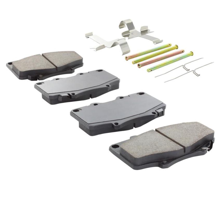 MPA 1003-0502AM Quality-Built Black Series Semi-Metallic Brake Pads w/ Hardware