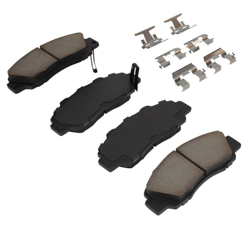 MPA 1003-0503C Quality-Built Black Series Ceramic Brake Pads w/ Hardware