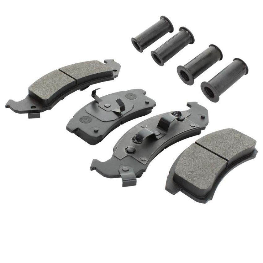 MPA 1003-0505M Quality-Built Black Series Semi-Metallic Brake Pads w/ Hardware