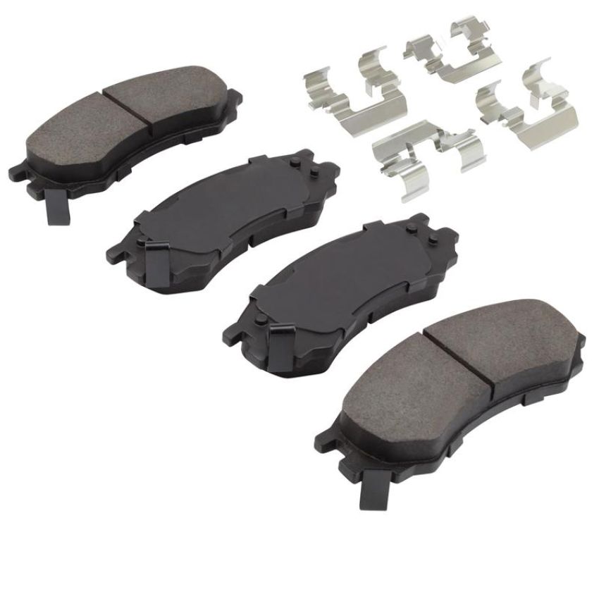 MPA 1003-0507C Quality-Built Black Series Ceramic Brake Pads w/ Hardware