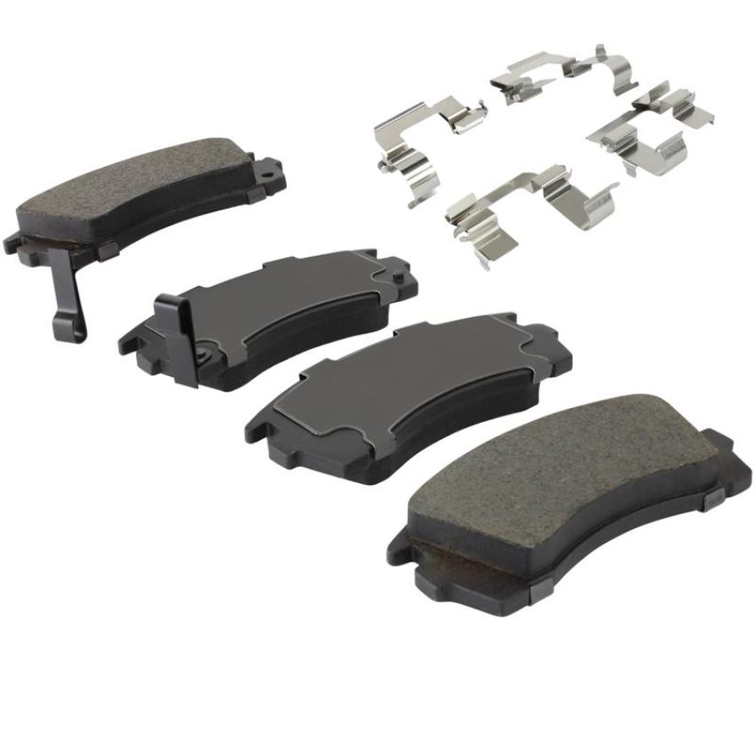 MPA 1003-0509M Quality-Built Black Series Semi-Metallic Brake Pads w/ Hardware