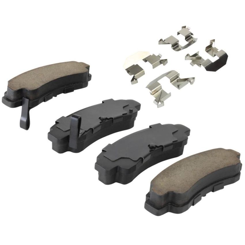 MPA 1003-0511C Quality-Built Black Series Ceramic Brake Pads w/ Hardware