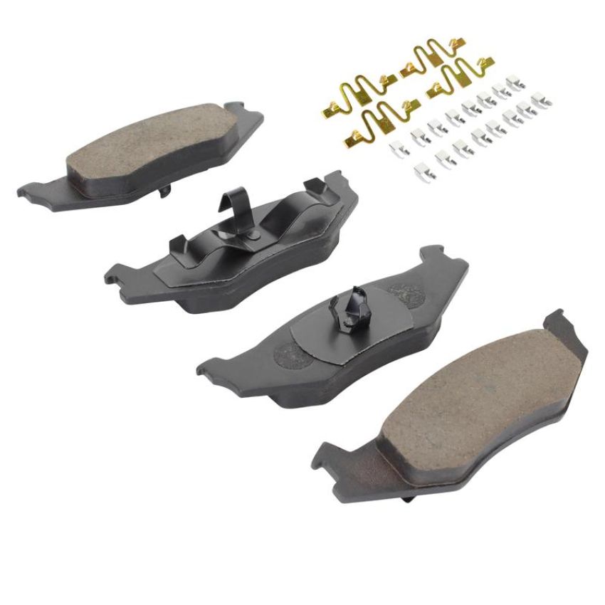 MPA 1003-0512C Quality-Built Black Series Ceramic Brake Pads w/ Hardware