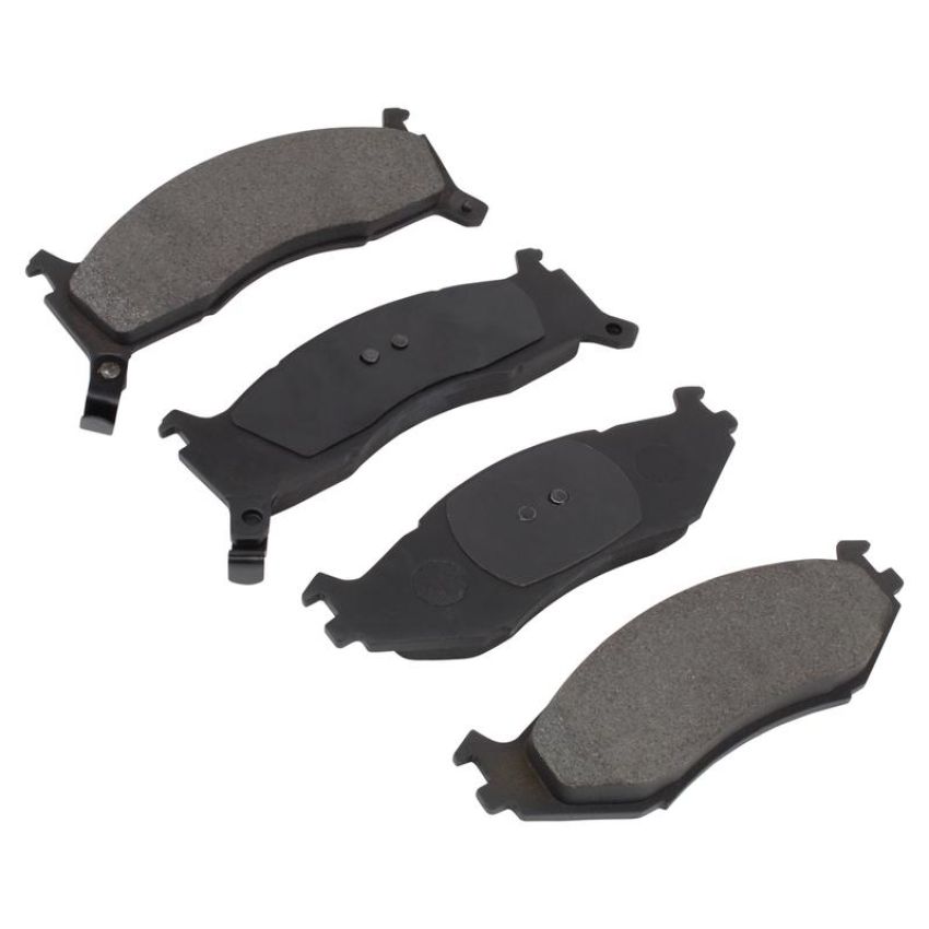 MPA 1003-0524M Quality-Built Black Series Semi-Metallic Brake Pads w/ Hardware