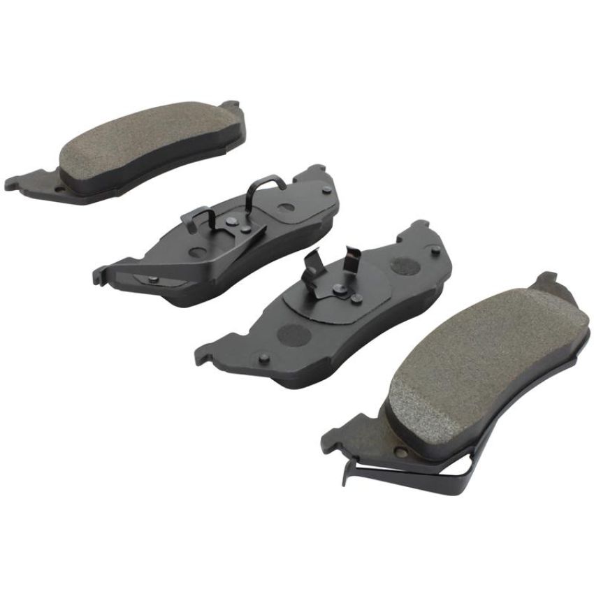 MPA 1003-0529AM Quality-Built Black Series Semi-Metallic Brake Pads w/ Hardware