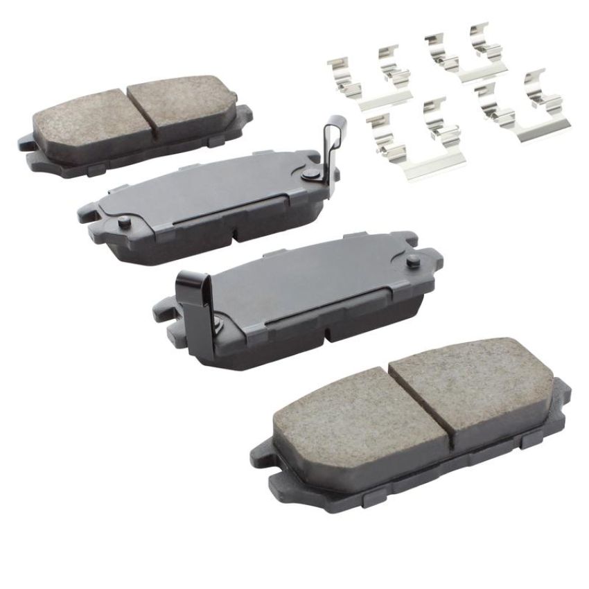 MPA 1003-0532C Quality-Built Black Series Ceramic Brake Pads w/ Hardware