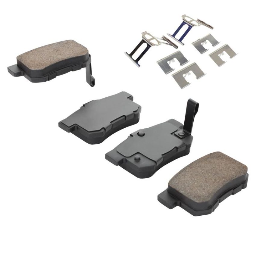 MPA 1003-0537BC Quality-Built Black Series Ceramic Brake Pads w/ Hardware