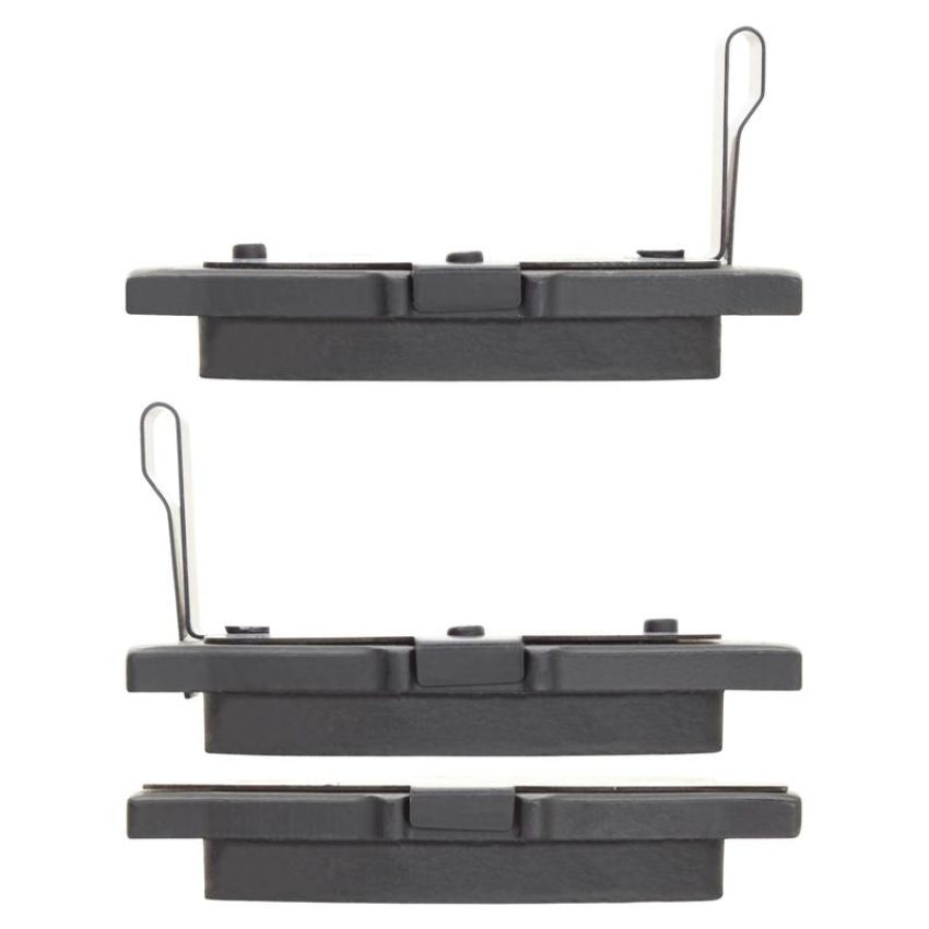 MPA 1003-0537C Quality-Built Black Series Ceramic Brake Pads w/ Hardware