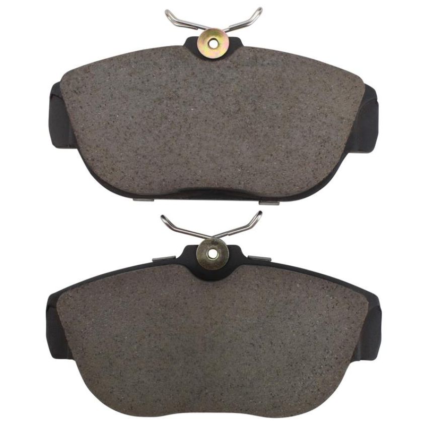 MPA 1003-0542M Quality-Built Black Series Semi-Metallic Brake Pads w/ Hardware
