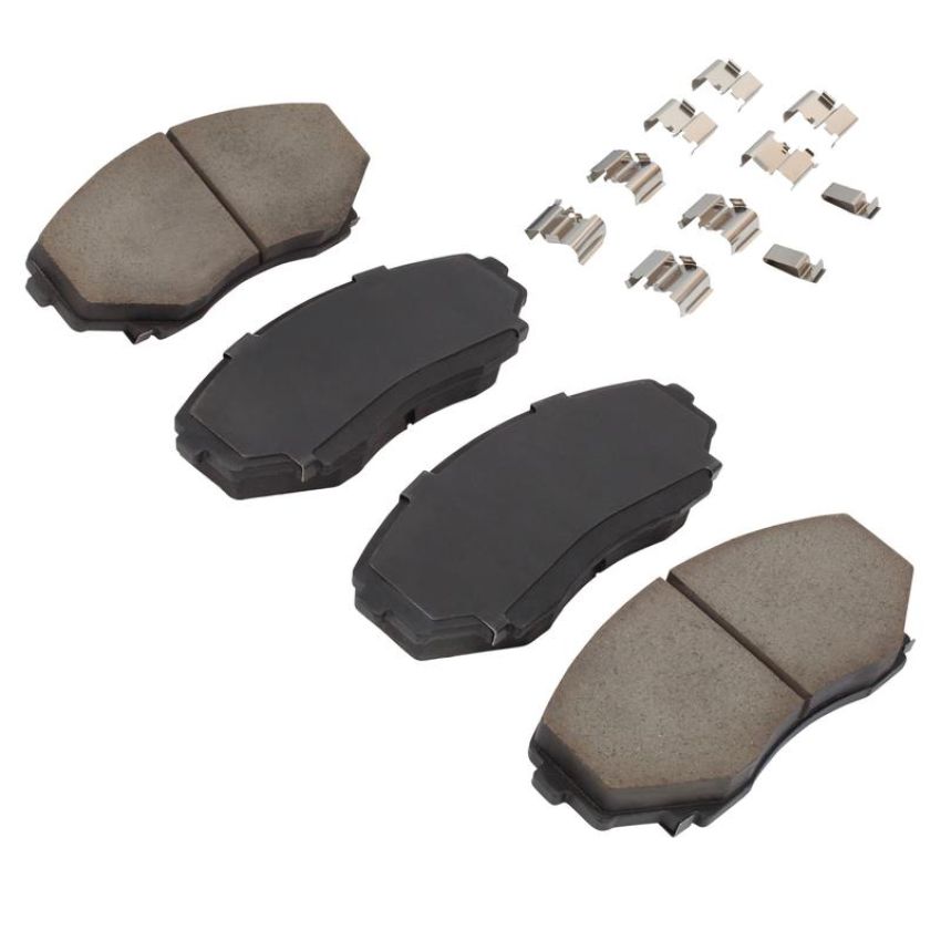 MPA 1003-0551C Quality-Built Black Series Ceramic Brake Pads w/ Hardware