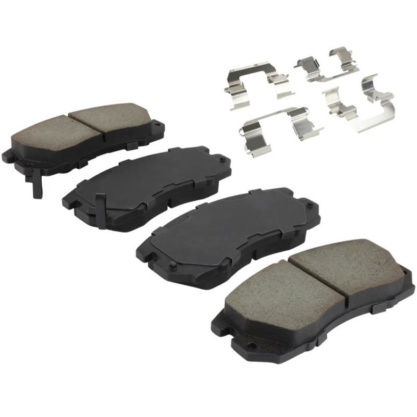 MPA 1003-0563C Quality-Built Black Series Ceramic Brake Pads w/ Hardware