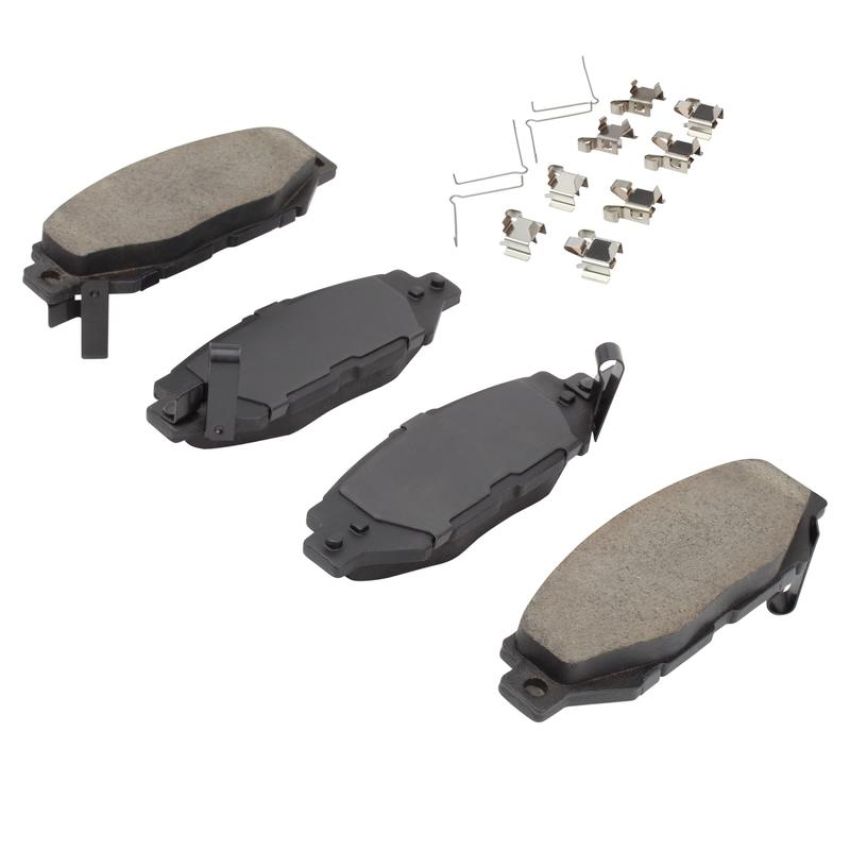 MPA 1003-0572C Quality-Built Black Series Ceramic Brake Pads w/ Hardware