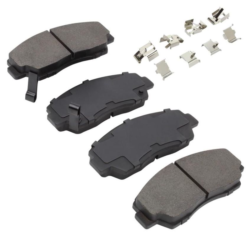 MPA 1003-0574C Quality-Built Black Series Ceramic Brake Pads w/ Hardware