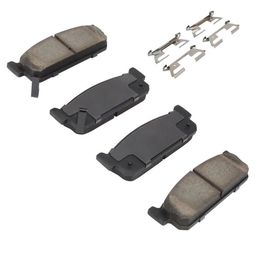 MPA 1003-0588C Quality-Built Black Series Ceramic Brake Pads w/ Hardware