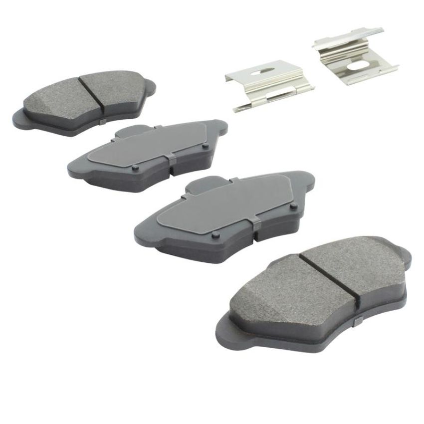 MPA 1003-0600C Quality-Built Black Series Ceramic Brake Pads w/ Hardware