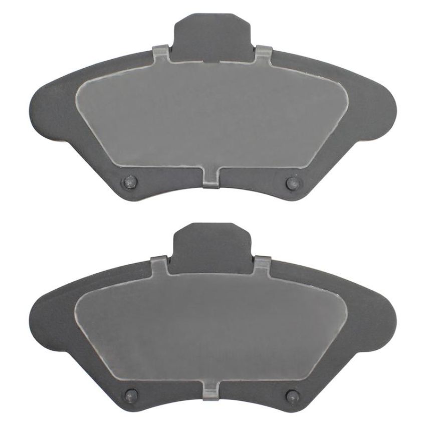 MPA 1003-0600M Quality-Built Black Series Semi-Metallic Brake Pads w/ Hardware