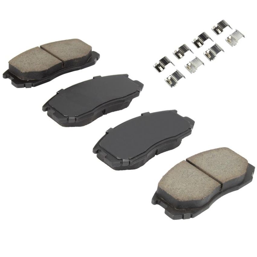 MPA 1003-0602C Quality-Built Black Series Ceramic Brake Pads w/ Hardware