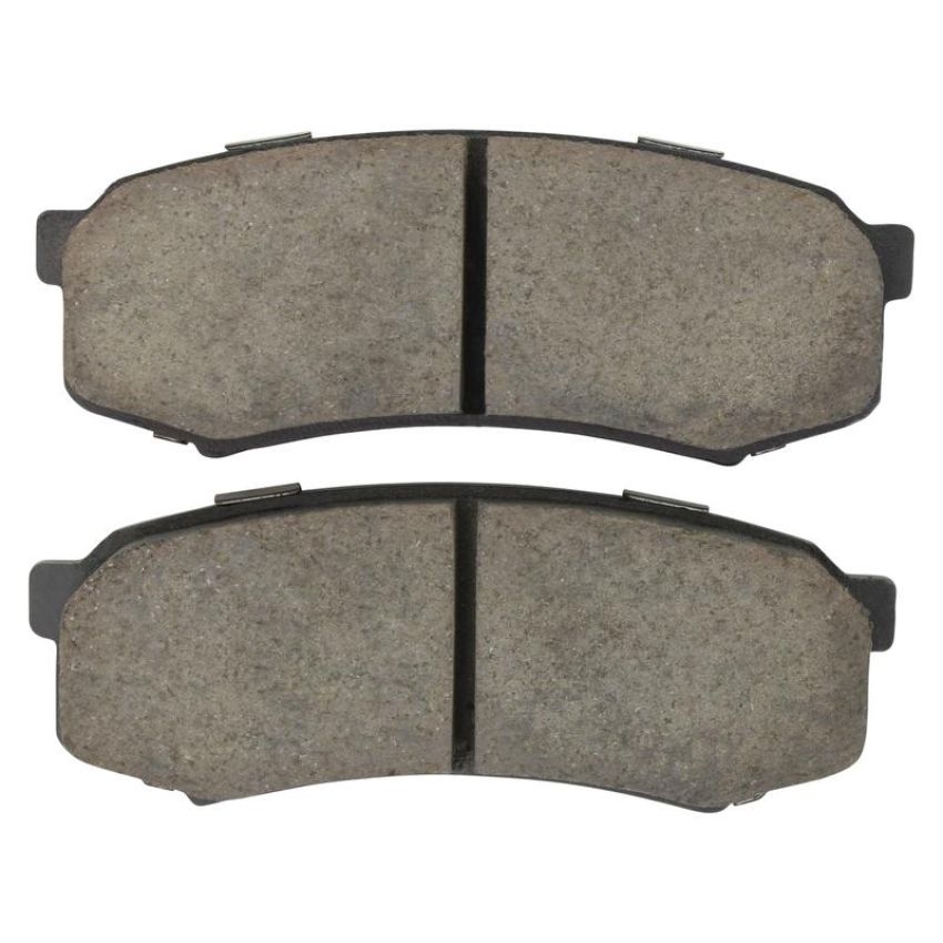 MPA 1003-0606M Quality-Built Black Series Semi-Metallic Brake Pads w/ Hardware