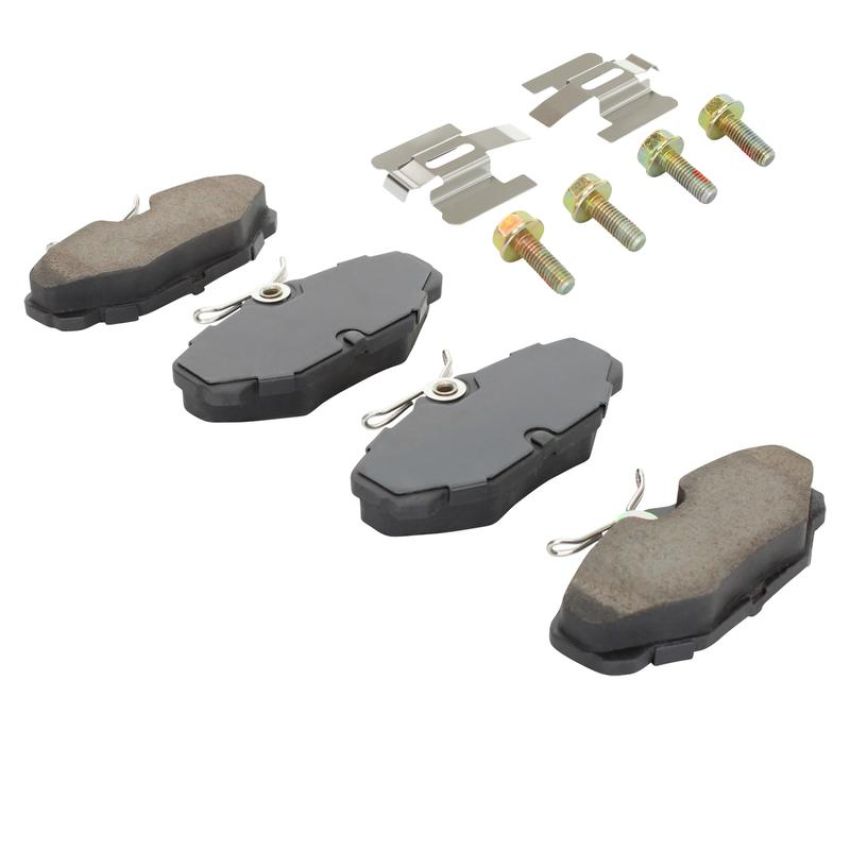 MPA 1003-0610M Quality-Built Black Series Semi-Metallic Brake Pads w/ Hardware