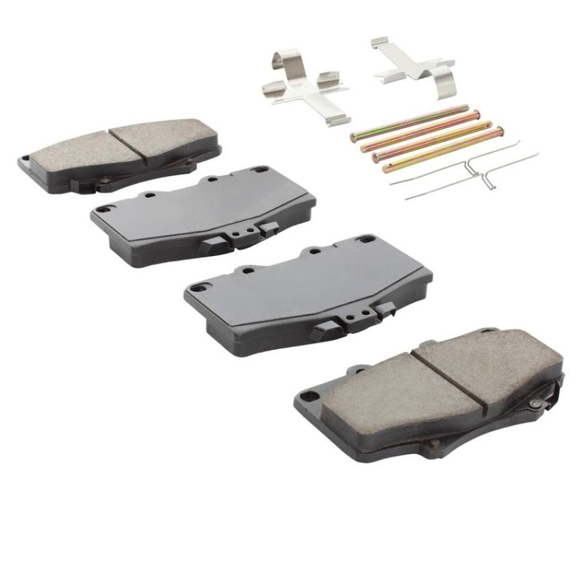MPA 1003-0611C Quality-Built Black Series Ceramic Brake Pads w/ Hardware
