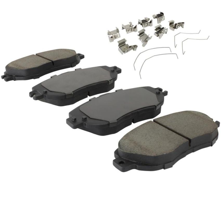 MPA 1003-0612C Quality-Built Black Series Ceramic Brake Pads w/ Hardware