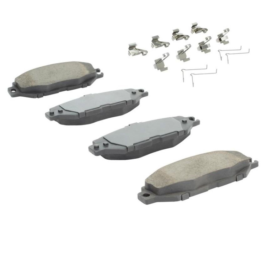 MPA 1003-0613C Quality-Built Black Series Ceramic Brake Pads w/ Hardware