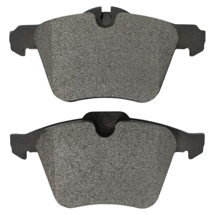 MPA 1003-0614M Quality-Built Black Series Semi-Metallic Brake Pads w/ Hardware