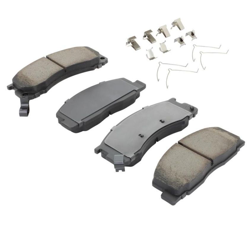 MPA 1003-0615C Quality-Built Black Series Ceramic Brake Pads w/ Hardware
