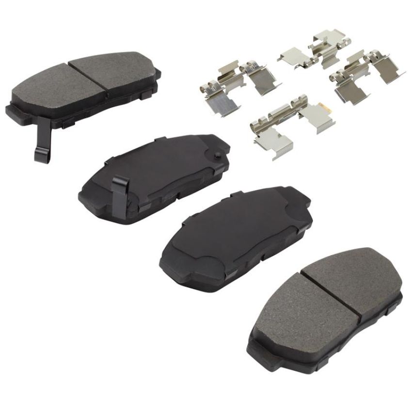 MPA 1003-0617C Quality-Built Black Series Ceramic Brake Pads w/ Hardware